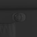 vidaXL fényes fekete műbőr elektromos dönthető fotel