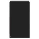 vidaXL fekete szerelt fa tálalószekrény LED-fényekkel