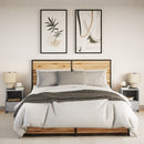 vidaXL 2 db betonszürke szerelt fa éjjeliszekrény LED-fényekkel