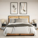 vidaXL 2 db szürke sonoma színű szerelt fa éjjeliszekrény LED-ekkel