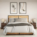 vidaXL 2 db barna tölgyszínű szerelt fa éjjeliszekrény LED-fényekkel