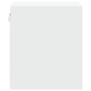 vidaXL 2 db fehér falra szerelhető éjjeliszekrény LED-világítással