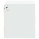 vidaXL 2 db fehér falra szerelhető éjjeliszekrény LED-világítással