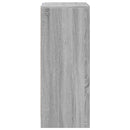 vidaXL szürke sonoma szerelt fa tálalószekrény LED-del 77 x 34 x 85 cm