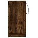 vidaXL füstös tölgy szerelt fa tálalószekrény LED-del 42,5x34x85 cm