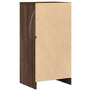 vidaXL barna tölgy szerelt fa LED-es tálalószekrény 42,5 x 34 x 85 cm