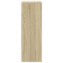 vidaXL sonoma tölgy szerelt fa tálalószekrény LED-del 77 x 34 x 100 cm