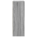 vidaXL szürke sonoma szerelt fa tálalószekrény LED-del 77x34x100 cm