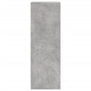 vidaXL betonszürke szerelt fa LED-es tálalószekrény 42,5 x 34 x 100 cm