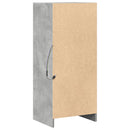 vidaXL betonszürke szerelt fa LED-es tálalószekrény 42,5 x 34 x 100 cm