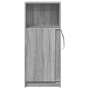 vidaXL szürke sonoma szerelt fa tálalószekrény LED-del 42,5x34x100 cm