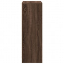 vidaXL barna tölgy színű szerelt fa tálalószekrény LED-del 72x34x100cm