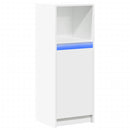 vidaXL fehér szerelt fa tálalószekrény LED-del 38 x 34 x 100 cm