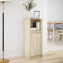 vidaXL sonoma tölgy szerelt fa tálalószekrény LED-del 38 x 34 x 100 cm