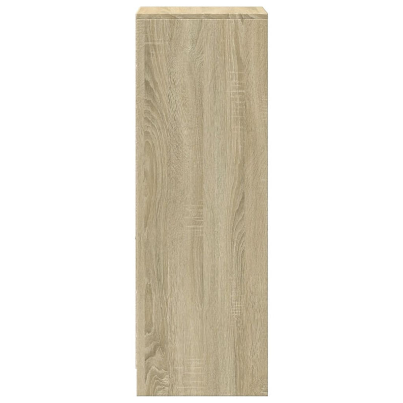 vidaXL sonoma tölgy szerelt fa tálalószekrény LED-del 38 x 34 x 100 cm