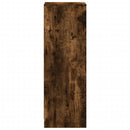 vidaXL füstös tölgy szerelt fa tálalószekrény LED-del 38 x 34 x 100 cm