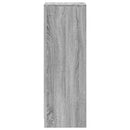 vidaXL szürke sonoma szerelt fa tálalószekrény LED-del 38x34x100 cm