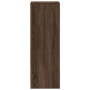 vidaXL barna tölgy szerelt fa tálalószekrény LED-del 38 x 34 x 100 cm