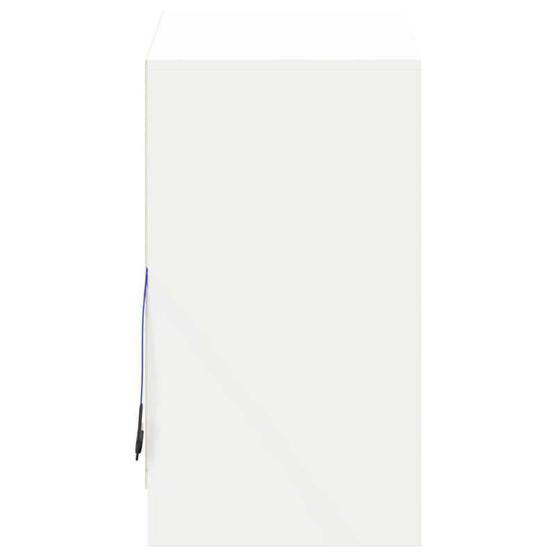 vidaXL fehér szerelt fa tálalószekrény LED-del 72 x 34 x 61 cm