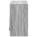 vidaXL szürke sonoma szerelt fa tálalószekrény LED-del 72 x 34 x 61 cm