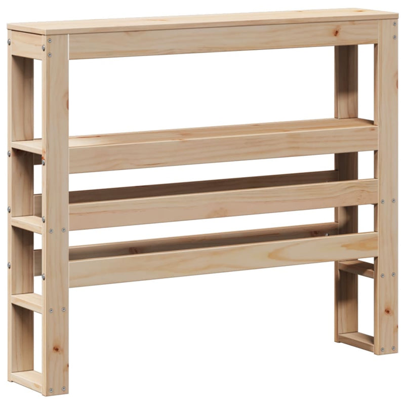 vidaXL tömör fenyőfa ágy matrac nélkül 75 x 190 cm