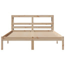 vidaXL tömör fenyőfa ágy matrac nélkül 140 x 190 cm