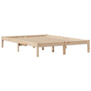vidaXL tömör fenyőfa ágy matrac nélkül 140 x 190 cm