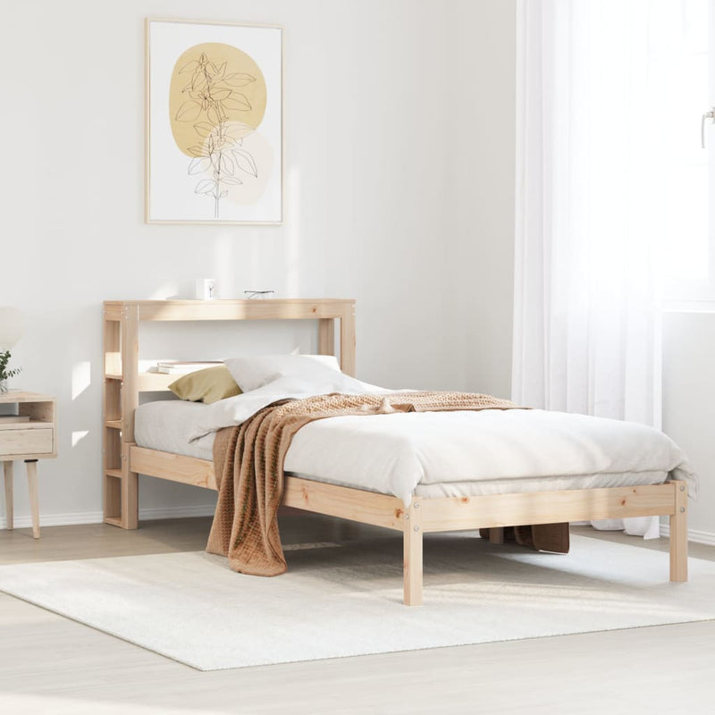 vidaXL tömör fenyőfa ágy matrac nélkül 90 x 200 cm