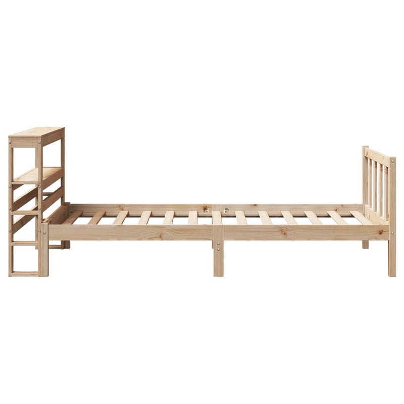 vidaXL tömör fenyőfa ágy matrac nélkül 100 x 200 cm
