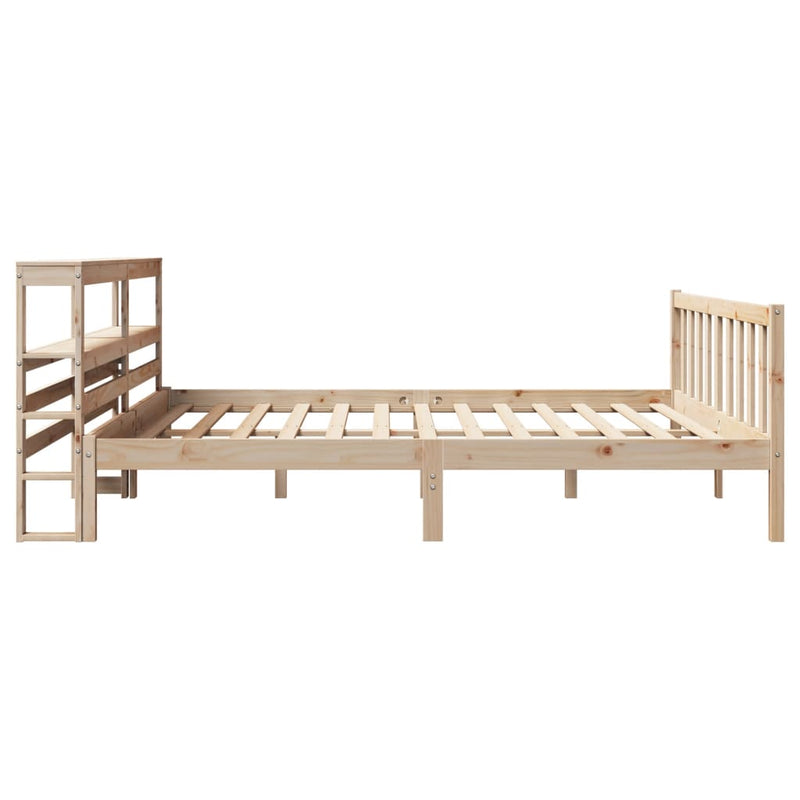 vidaXL tömör fenyőfa ágy matrac nélkül 200 x 200 cm