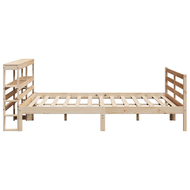 vidaXL tömör fenyőfa ágy matrac nélkül 180 x 200 cm