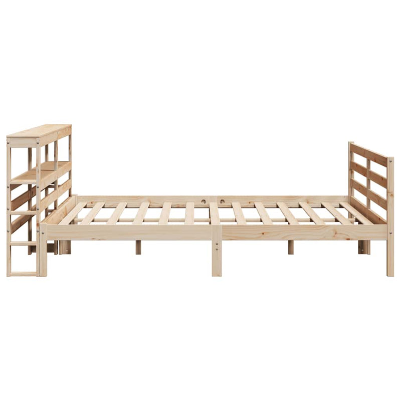 vidaXL tömör fenyőfa ágy matrac nélkül 200 x 200 cm