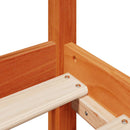 vidaXL viaszbarna tömör fenyőfa ágy matrac nélkül 90 x 200 cm