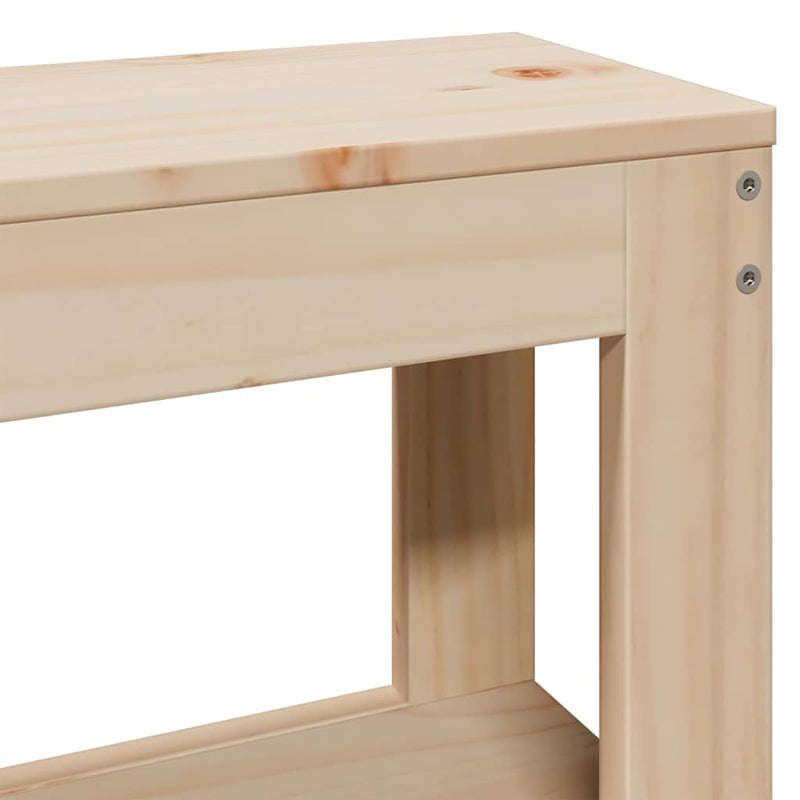 vidaXL tömör fenyőfa ágykeret matrac nélkül 90 x 190 cm