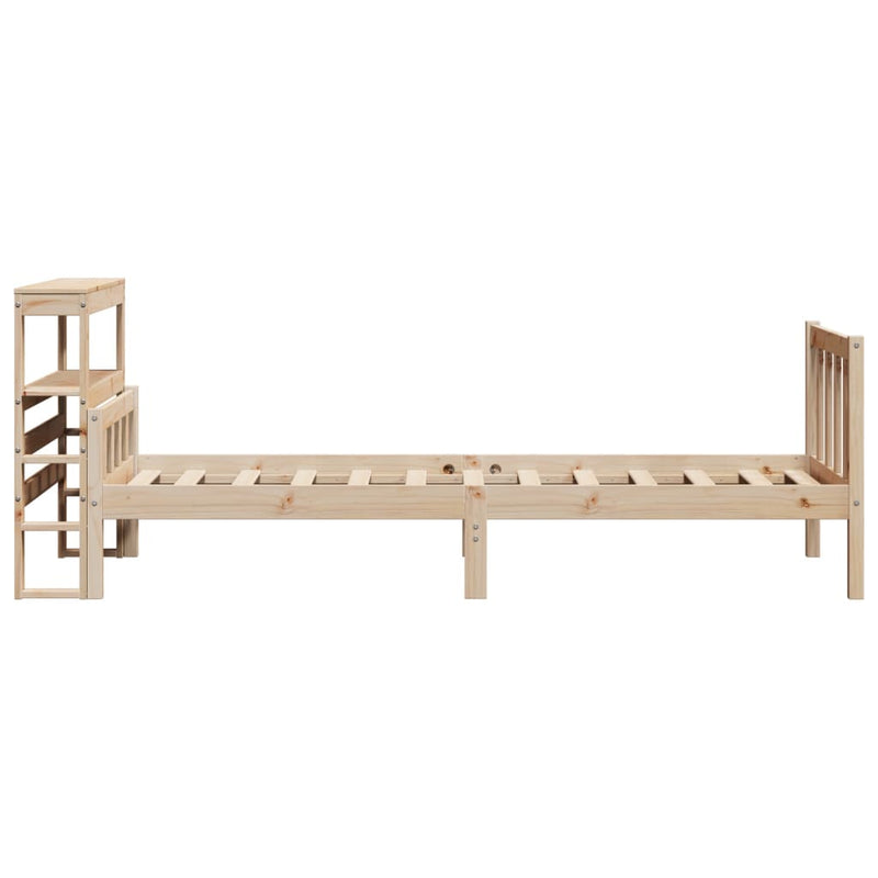 vidaXL tömör fenyőfa ágy matrac nélkül 100 x 200 cm