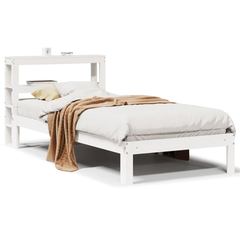 vidaXL fehér ágykeret fejtámlával matrac nélkül 90x190 cm