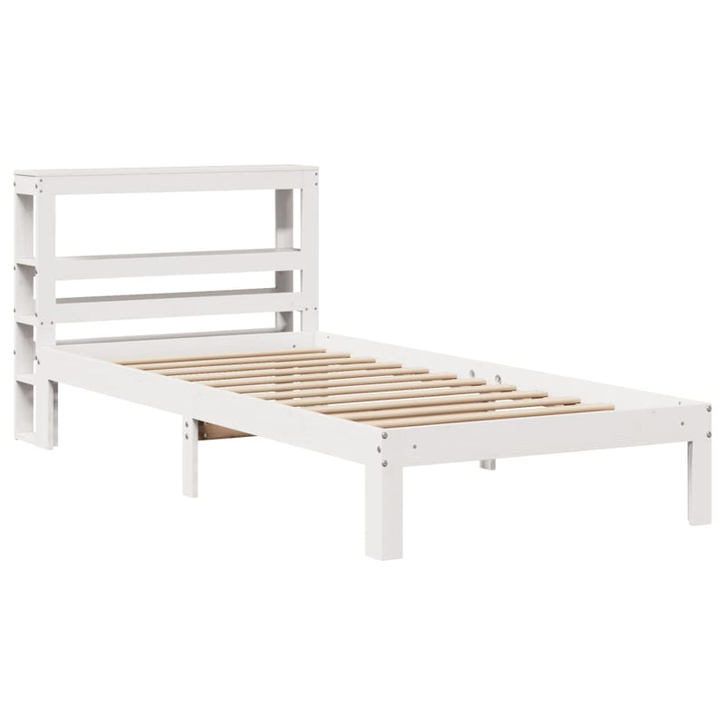 vidaXL fehér ágykeret fejtámlával matrac nélkül 90x190 cm