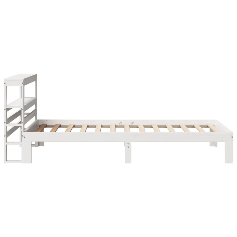 vidaXL fehér ágykeret fejtámlával matrac nélkül 90x190 cm