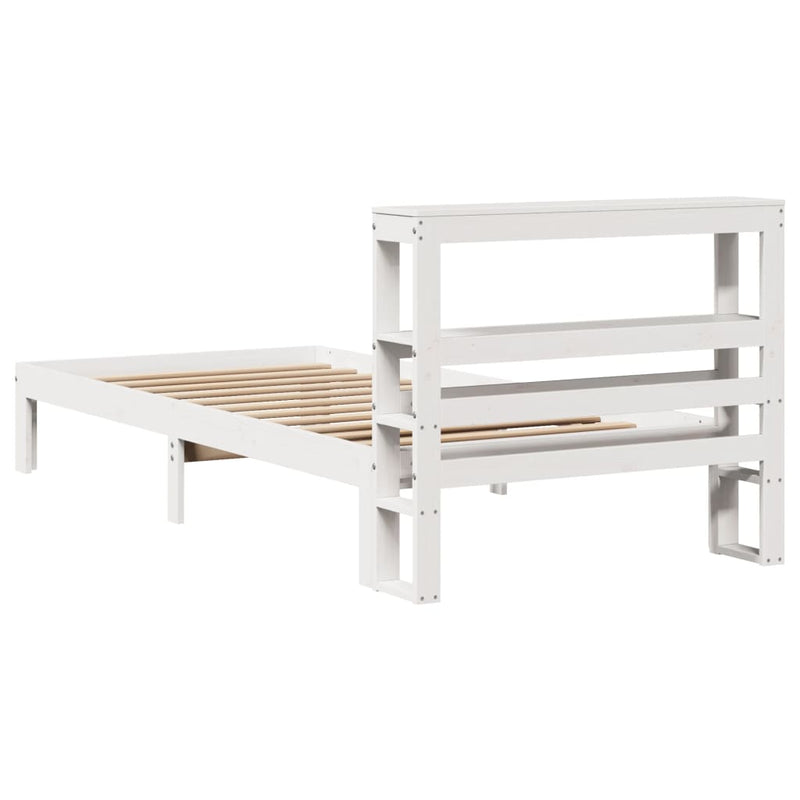 vidaXL fehér ágykeret fejtámlával matrac nélkül 90x190 cm