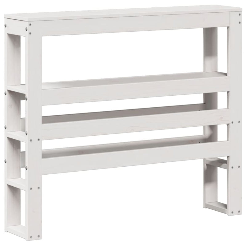 vidaXL fehér ágykeret fejtámlával matrac nélkül 90x190 cm