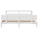 vidaXL fehér ágykeret fejtámlával matrac nélkül 200x200 cm