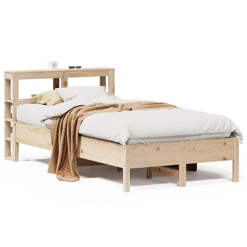 vidaXL tömör fenyőfa ágy matrac nélkül 90 x 200 cm