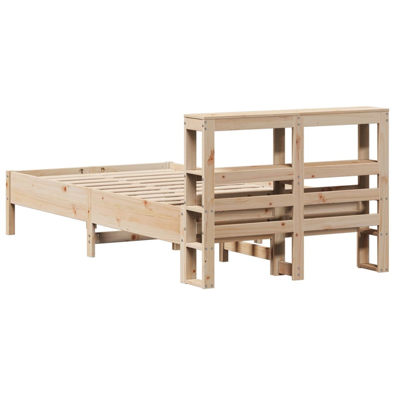 vidaXL tömör fenyőfa ágy matrac nélkül 90 x 200 cm