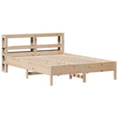 vidaXL tömör fenyőfa ágy matrac nélkül 140 x 190 cm