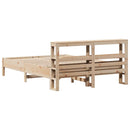 vidaXL tömör fenyőfa ágy matrac nélkül 140 x 190 cm