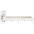 vidaXL fehér tömör fenyőfa ágy matrac nélkül 140x190 cm