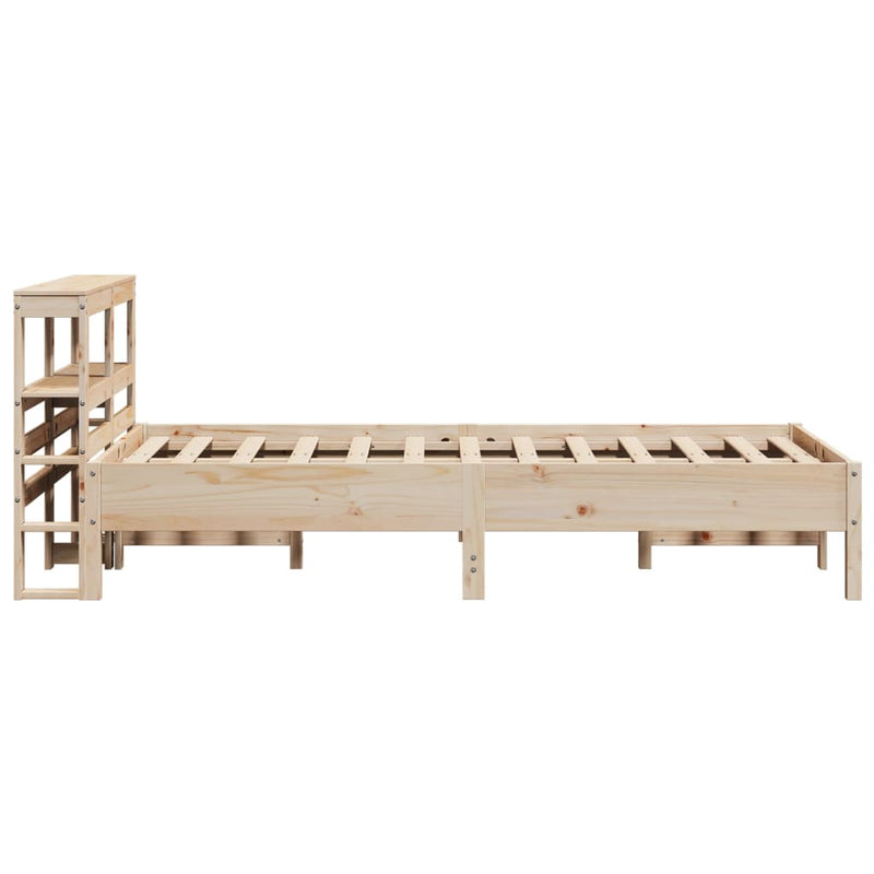 vidaXL tömör fenyőfa ágy matrac nélkül 120 x 190 cm