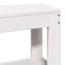 vidaXL fehér tömör fenyőfa ágy matrac nélkül 160 x 200 cm