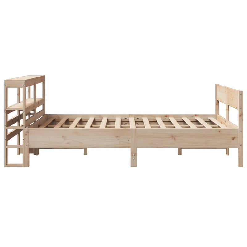 vidaXL tömör fenyőfa ágy matrac nélkül 140 x 200 cm