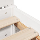 vidaXL fehér tömör fenyőfa ágykeret matrac nélkül 90 x 190 cm